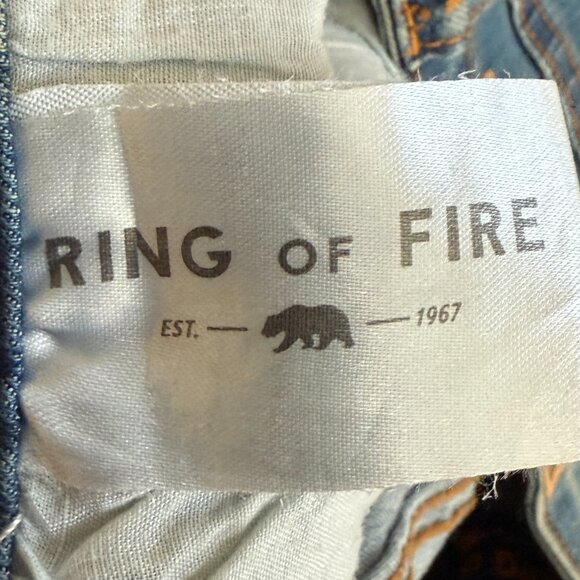 Ring of Fire Men's 32x30 Skinny Medium Wash Blue Jeans - Picture 4 of 6